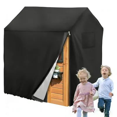 Image de Housse de protection imperméable pour cabane de jeu extérieure, avec protection UV