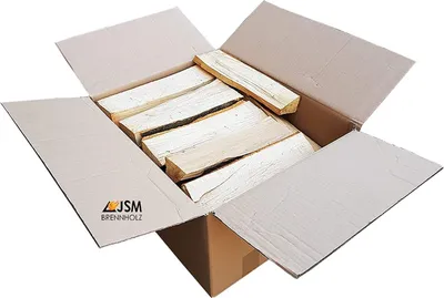 Produktbild von 25kg Brennholz Buchenholz Kaminholz Feuerholz Grillholz - 100% Buche, ofenfertig, Scheitlänge ca. 33 cm - für Kamin, Ofen, Feuerschalen, Lagerfeuer