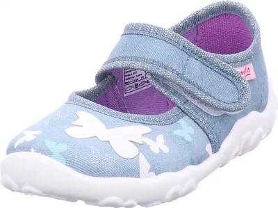 Produktbild von Superfit bonny Mädchen Hausschuh in Blau, Größe 34