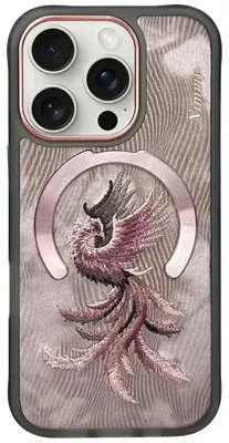 Zdjęcie produktu dla Etui Nimmy Magnetic Fantasy Animal Magsafe Na Iphone 16 Pro - Różowo-Złote
