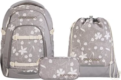 Produktbild von Coocazoo Mate Vanilla Bloom Schulrucksack Set 3tlg.