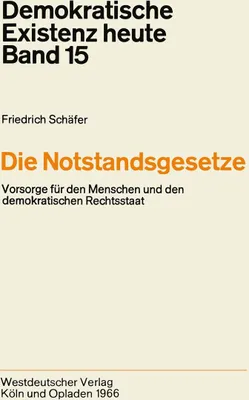 Produktbild von Die Notstandsgesetze