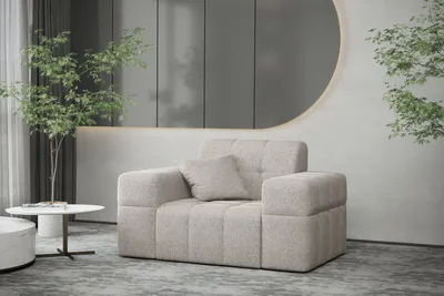Produktbild von Kaiser Möbel Sessel NIMES stilvol viele farben Stoff VERITA Beige