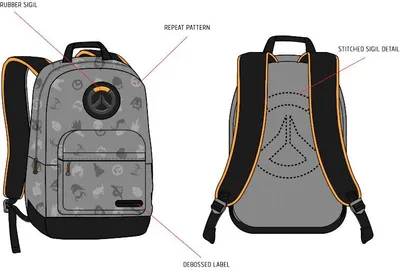 Obrázek produktu pro J!NX Batoh Overwatch Heroes Splash JNX9492
