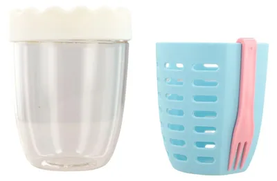 Productafbeelding van Lekvrije Yoghurtbeker met Deksel en Lepel