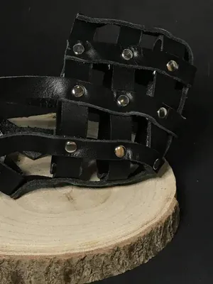 Produktbild von Palkar-Maulkorb aus Leder für Hunde in Größe. 2 24cm x 7cm schwarz