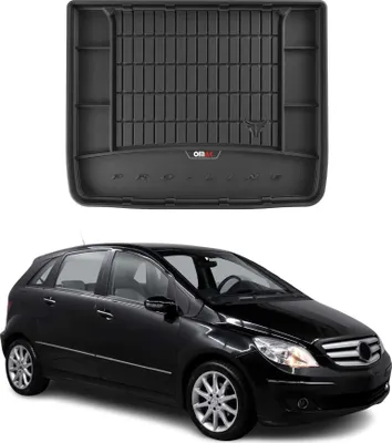 Produktbild von OMAC Gummi Kofferraumwanne für Mercedes B Klasse W245 2005-2011 Schwarz TPE