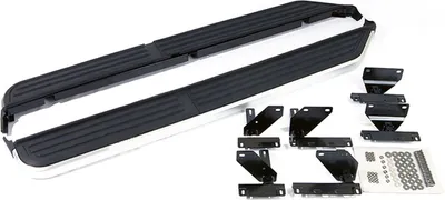Image de Marche-Pieds Latéraux Compatible Avec Land Rover Discovery 3 / 4 2005-2016, Marchepieds 2 piéces (droite et gauche), antidérapant