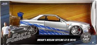 Produktbild von Jada Toys 253203044 - Fast & Furious 2002 Nissan Skyline, 1:24 - Modellauto