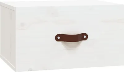 Produktbild von vidaXL Wand-Nachttisch Weiß 40x29,5x22 cm