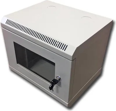 Produktbild von Datacom 10" 6U/280 mm (Glas) grau