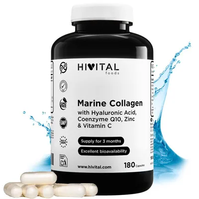 Image de Collagène avec acide hyaluronique | 180 capsules