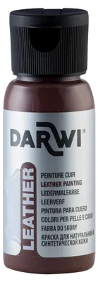 Produktbild von Darwi 4x DARWI Ledermalfarbe, Flasche 50ml, Kakao - Kakao DA0420050810C