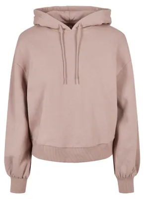 Immagine prodotto di Build Your Brand - Felpa con cappuccio oversize da donna TN3568 (XL) (Dämmerung Rose)