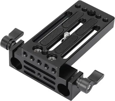 Obrázok produktu pre Základná doska na statív s upevňovacím čapom 1/4'' a držiakom na rúrku 15 mm – 3036 – Stabilný systém upevnenia fotoaparátu na statív