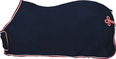 Produktbild von Horse Guard Showdecke für Pferde mit Frontlatz - navy - 135 cm