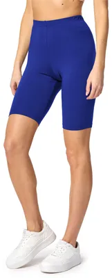 Image de Bellivalini Leggings courts en viscose pour femmes BLV50-149 (Cobalt, XL)