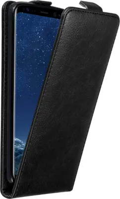 Produktbild von Cadorabo Hülle für Samsung Galaxy S8 PLUS Schutz Hülle in Schwarz Flip Etui Handyhülle Case Cover