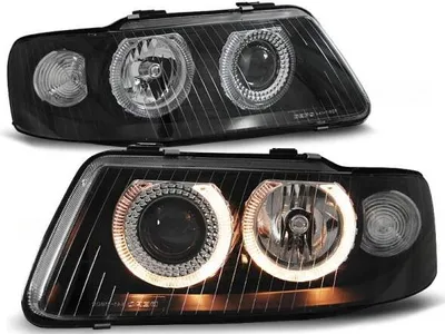 Produktbild von Design Angel Eyes Scheinwerfer passend für Audi A3 (8L) 00-03 schwarz
