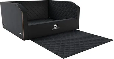 Obrázek produktu pro Přepravní box pro psy, vhodný do kufru auta, černý, rozměry 100 x 75 x 39 cm. Chrání psa během přepravy