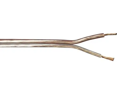Produktbild von Lautsprecherkabel LS-FL 2x0,75 mm² 10 m transparent
