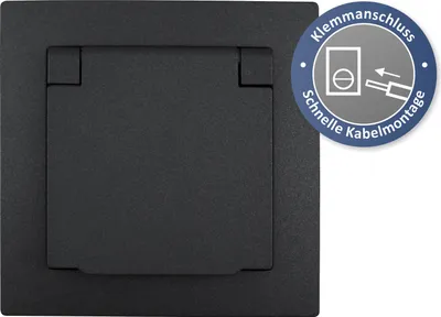 Produktbild von Schutzkontakt-Steckdose McPower Flair 250V/16A UP IP44 Steckanschluss