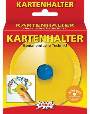 Produktbild von Kartenhalter für 30 Karten gelb, 1 Stück