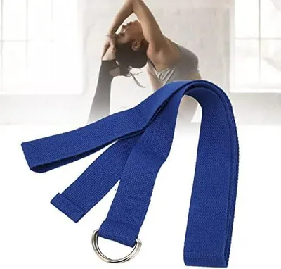 Produktbild von Flexibler Yoga-Spanngurt mit Dehnband für Pilates, Fitness und Therapie, Blau, 70,87 Zoll