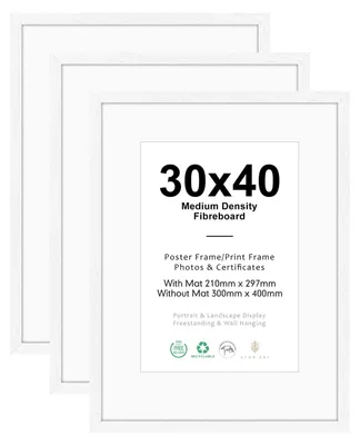 Obrázok produktu pre Fotolap rámu MDF, biela farba, 30 x 30 cm, určený na fotografie