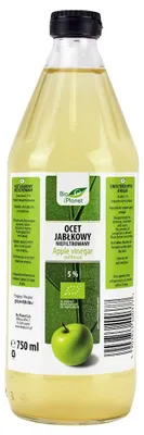 OCET JABŁKOWY 5 % NIEFILTROWANY BIO 750 ml - BIO PLANET