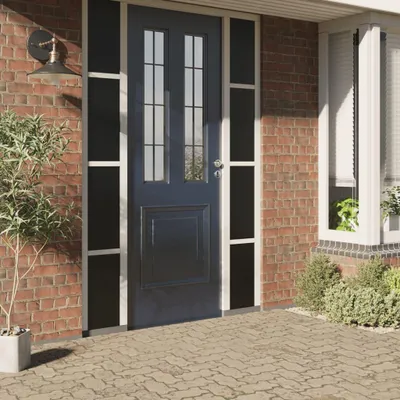 Produktbild von vidaXL Fensterfolie Statisch Matt Schwarz 45x500 cm PVC