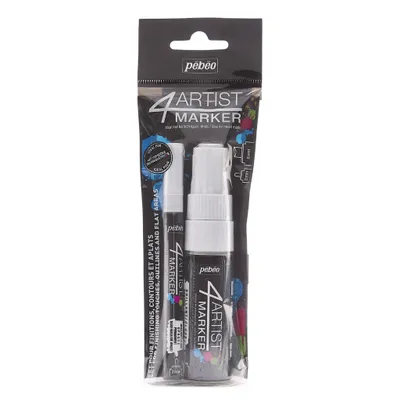 Obrázek produktu pro Pebeo 4Artist sada fixů na olejové barvy, Duo 2+8 mm, bílá