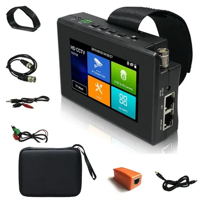 Produktbild von IPC-Kameratestmonitor, CCTV-IP-Kamera, H.265, 4K, IP, 8MP, TVI, CVI, AHD, analog, 5-in-1, Überwachungsmonitor, WLAN