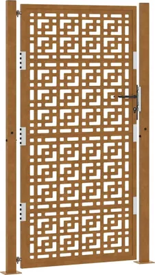 Obrázok produktu pre Záhradná brána 100x175 cm odolná oceľ s krížovým dizajnom