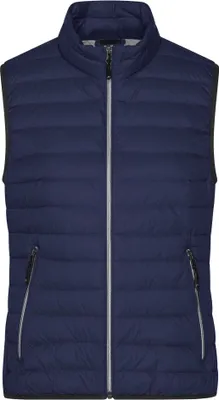 Produktbild von Leichte Daunenweste im klassischen Design navy/silver, Gr. XL
