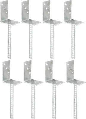 Immagine prodotto di Set di 8 supporti per pallet con ancoraggi per calcestruzzo