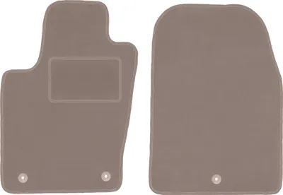 Obrázok produktu pre Velúrové koberčeky do auta pre Jeep Grand Cherokee WK2 off-road (2010-2018) - béžové LUX predné rohože (2 kusy)