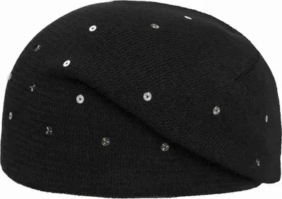Immagine prodotto di Cappello da bambina Döll nero con paillettes, 100% cotone