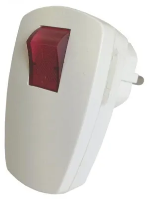 Obrázok produktu pre CB Elektro Uzemnená zástrčka s podsvieteným spínačom