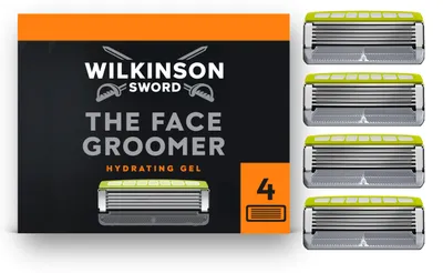 Produktbild von Wilkinson Sword The Face Groomer Rasierer-Ersatzklingen, 4er-Pack