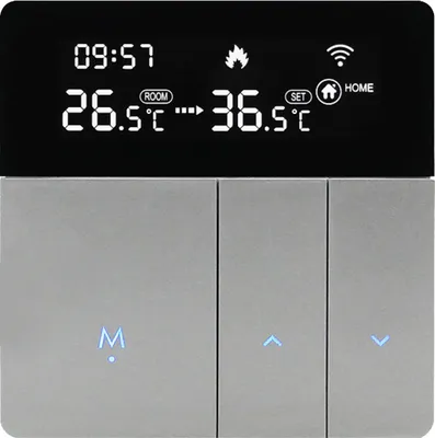 Produktbild von WIFI Smarter Thermostat mit LCD-Display Smarter Heizkoerperthermostat APP & Sprachsteuerung Konstanter Temperaturregler fuer den Innenbereich Digitaler programmierbarer Thermostat Frostschutz