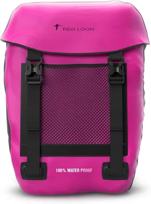 Produktbild von Fahrradtasche Pro Plus Packtasche Gepäckträgertasche Red Loon LKW-Plane wasserdicht, Farbe:pink-schwarz, Anzahl:1x Fahrradtasche