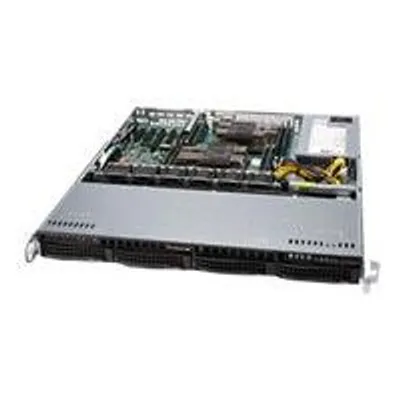 Produktbild von Supermicro SuperChassis 813MF2TQC-505CB, Rack, Server, Schwarz, 1U, 500 W, 100 - 240 V