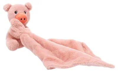 Produktbild von Flamingo Hundespielzeug Zapu Kuscheltuch & Schwein rosa