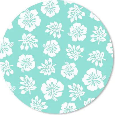 Produktbild von MuchoWow® Mauspad Mousepad Hawaii - Hibiskus - Blume - Muster 20x20 cm - Mousepads - Maus Mat - Pad - Mausunterlage - Schreibtischmatte
