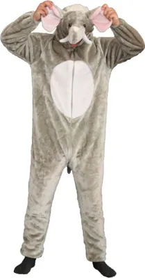 Produktbild von Foxxeo 13030 Deluxe Elefanten Kostüm, Größe:XXL