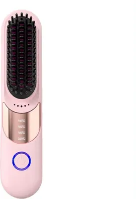 Immagine prodotto di INF Piastra e arricciacapelli 2 in 1 senza fili - Portatile, ricaricabile, antiscottatura Rosa