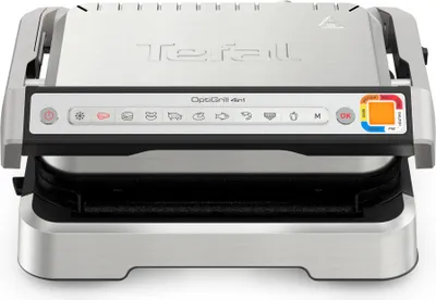Produktbild von Tefal Optigrill 4V1 Inox Elektrogrill Silber/Schwarz GC774D30
