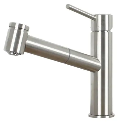 Caressi CA124I U ECO Küchenarmatur. Edelstahl. Gesamtansicht