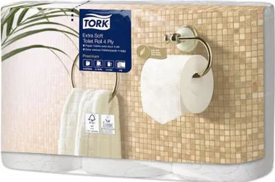Produktbild von Tork Extra weich Toilettenpapier Premium - 4-lagig - 42 Rollen